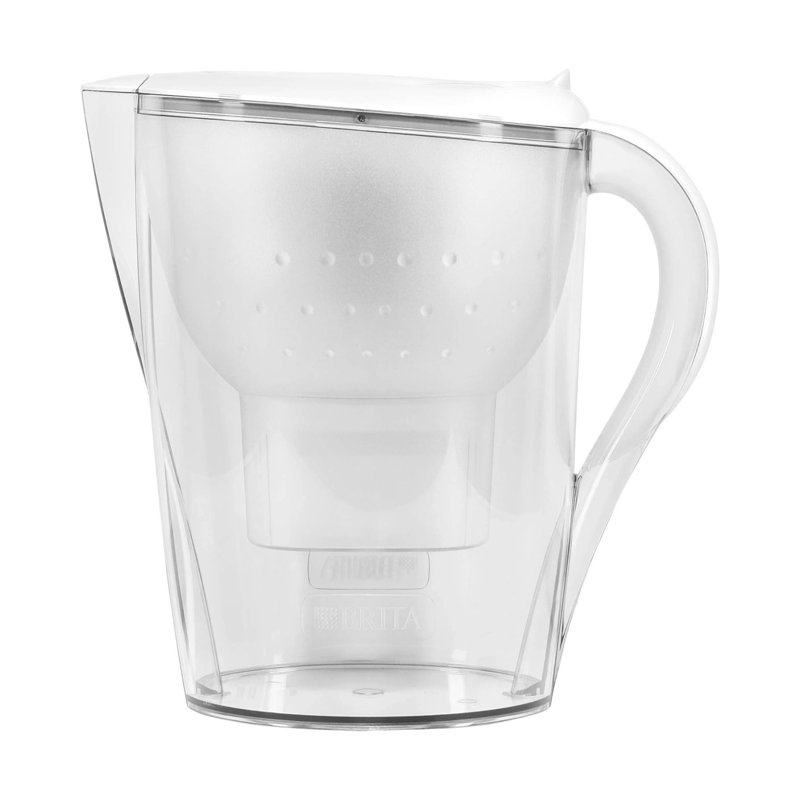 2.4L Marella Water Filter Jug with 2 Cartridges, White