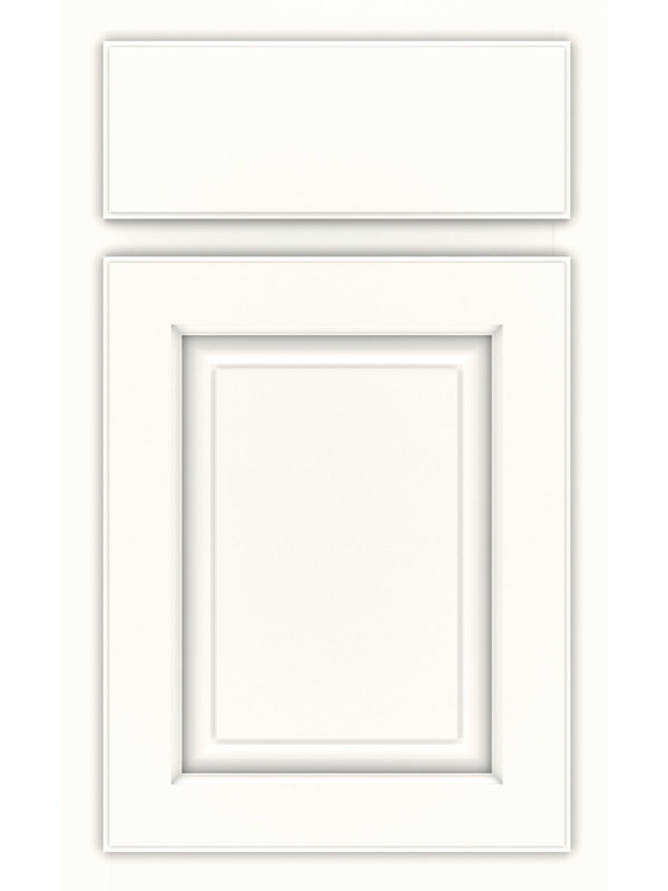 Dwelling Prestwick Door Sample, Maple, True White