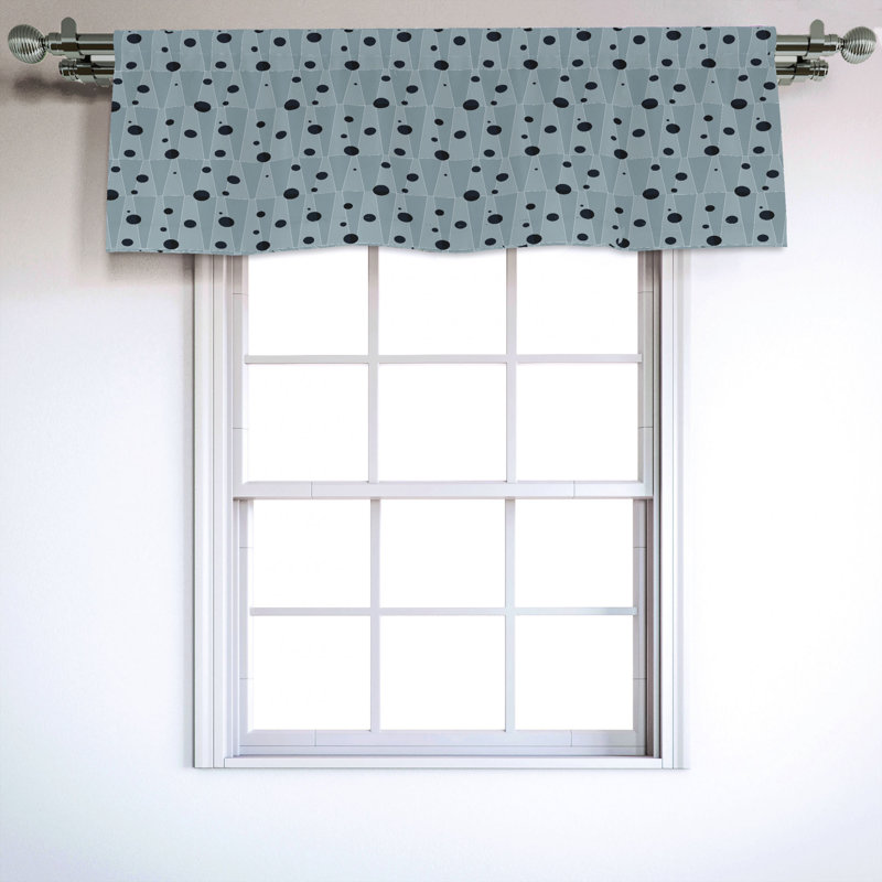 Sateen Ruffled Window Valance