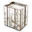 Nightstand Nottingham Right Antique Mirror Glass Brushed Brass Finish-1714664811