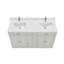 Meuble-lavabo double 60 po en bois massif avec plateau en marbre d'ingénierie 1 po-106492174-106492179