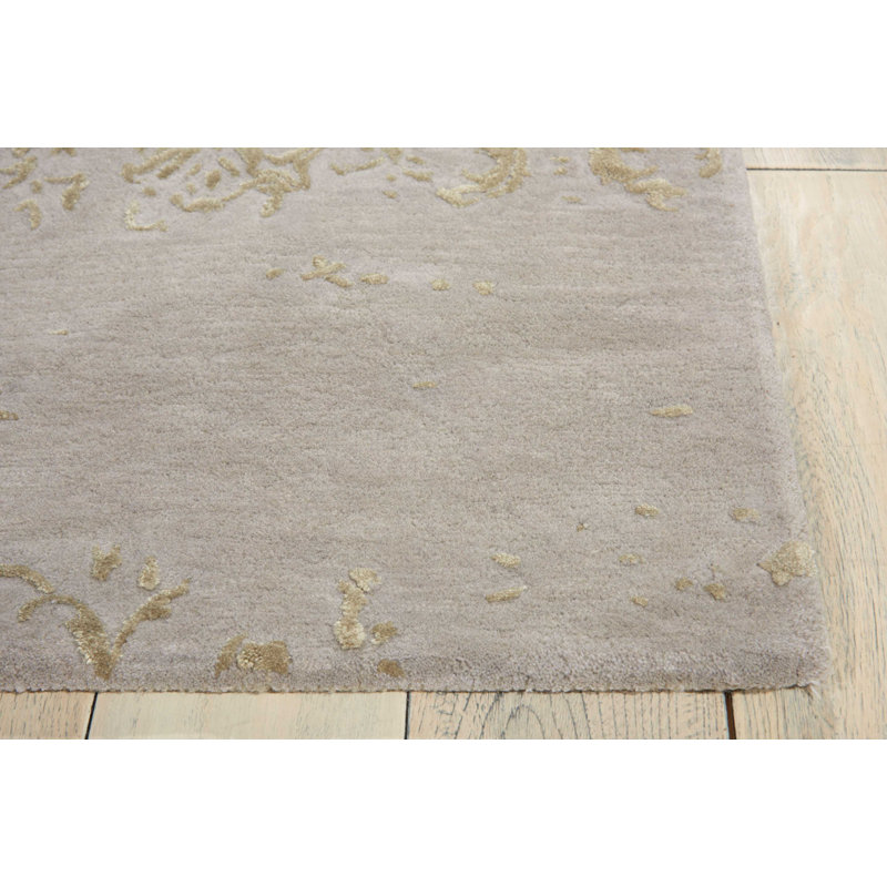 Tapis gris contemporain Paris, Tapis de couloir 2 pi 3 po x 8 pi
