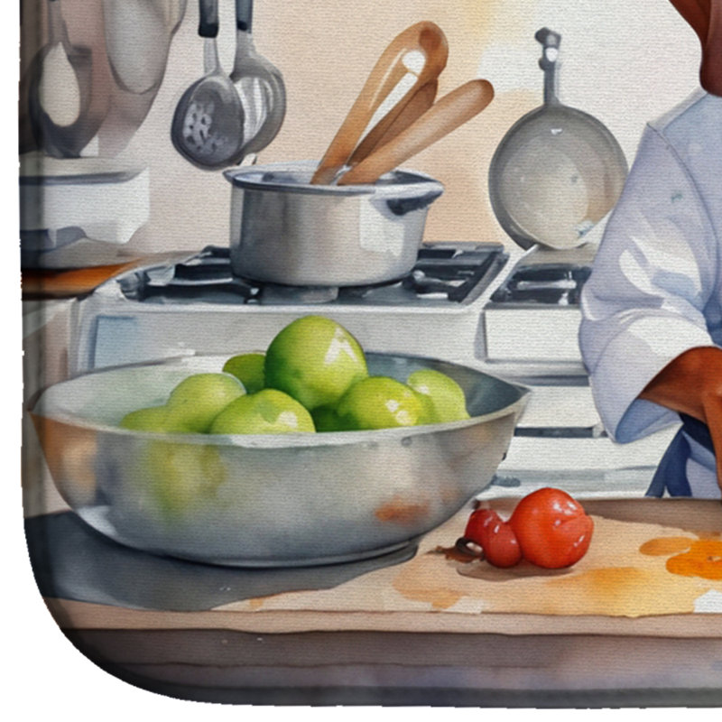 Tapis de vaisselle Redbone Coonhound The Chef