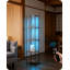 Lampe sur pied DEL à 5 niveaux avec tablettes, luminosité et température de couleur réglables RVBB, télécommande, 3 modes d'éclairage, lampe sur pied moderne pour le salon, la chambre à coucher ou le bureau