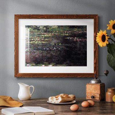 «Water Lilies, Water Landscape # 5» par Monet, reproduction d'art sur papier