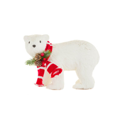 White Curious Polar bear