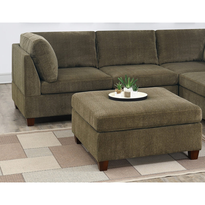 Canapé d'angle modulaire 1pc, Tanné