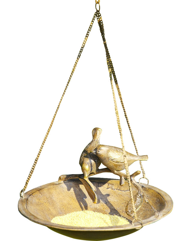 Lovebird Hanging Tray Bird Feeder
