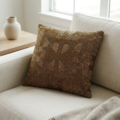 Venice Beads Throw Pillow