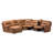 Eudon Upholstered Reclining U-Shaped Sectional Symmetrical