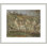 Toit rouge au coin d'un village d'hiver par Camille Pissarro - Impression Giclée sur cadre