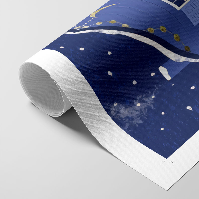 Quiet Winter Home I - Impression sur toile seulement - NON-CADRE