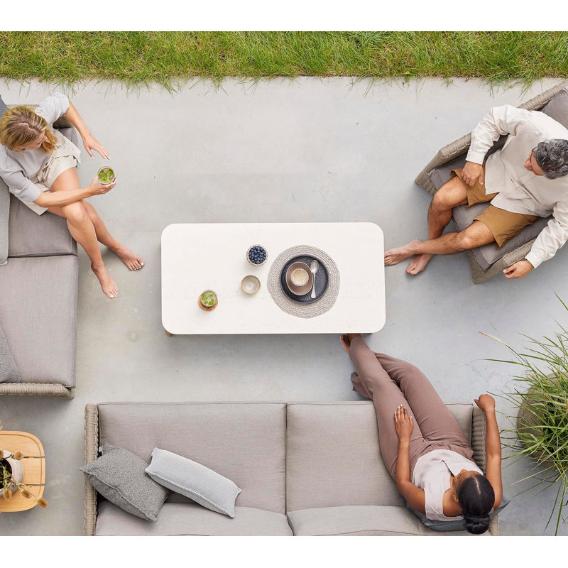 Aspect Outdoor Coffee Table, Fossil Gray