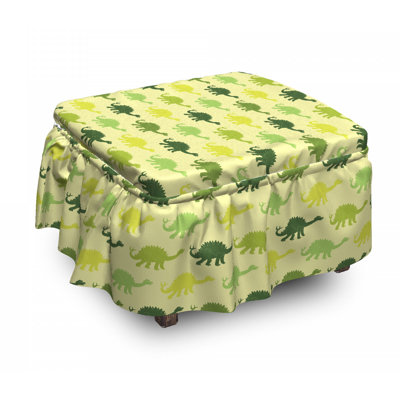 Housse pour repose-pieds stegosaurus