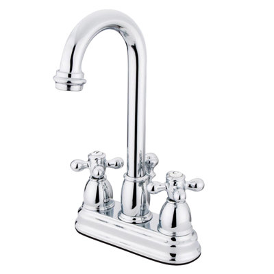 Robinet de salle de bain central avec ensemble de drain