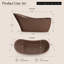67.3" x 29.7" Freestanding Soaking Cement Bathtub-175628160