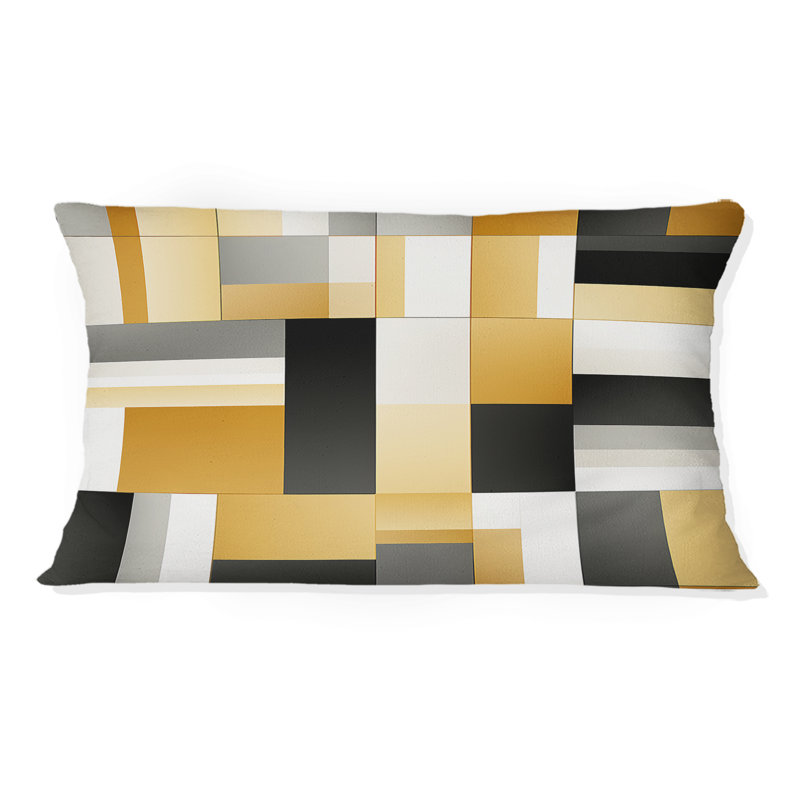  Polyester Lumbar Rectangular Pillow Cover & Insert