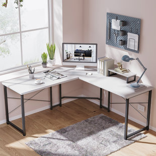 Computer Desk, Home Office, Corner, Left, Right Set-Up, Storage Drawers,  70L, L Shape, Work, Laptop, Metal, Laminate, Black, Grey, Contemporary,  Modern, Big Sandy Superstore