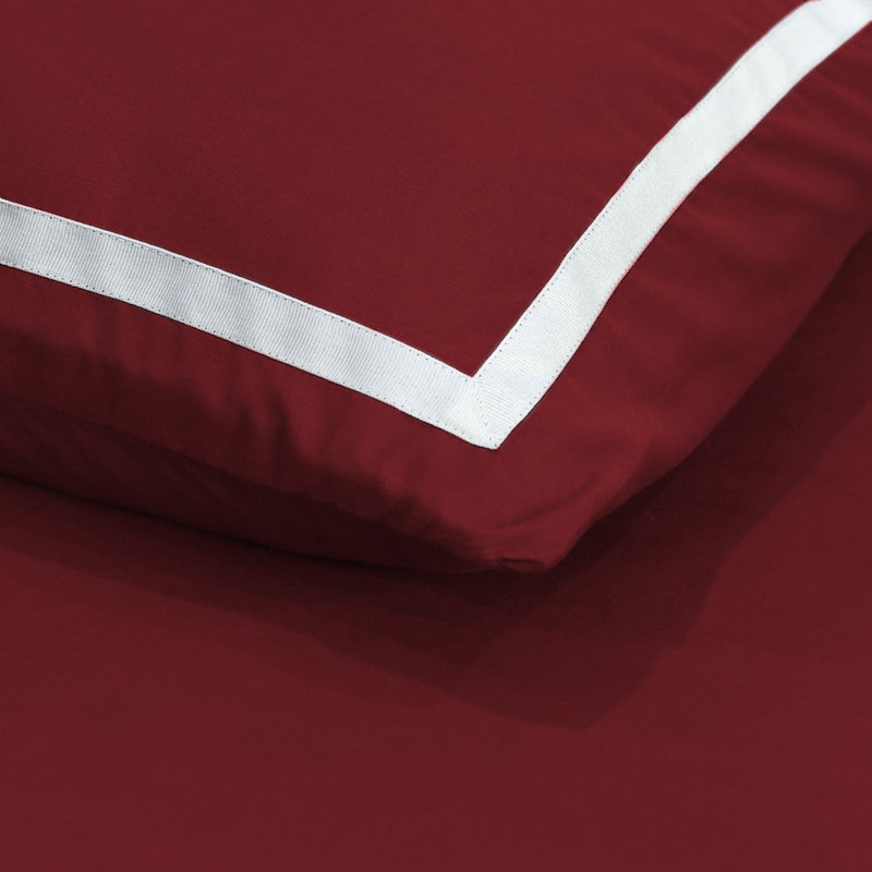 Tamarae Microfiber Solid Colour Duvet Cover Set with Pillowcases Included, Kingsize Duvet Cover Set  + 2 Standard Pillowcases