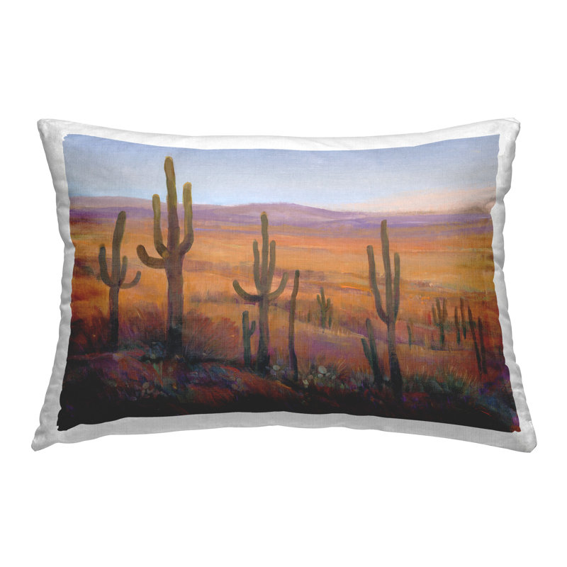 Coussin décoratif Canyon Cactus Landscape par Tim Otoole