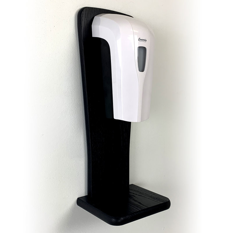 Distributeur de désinfectant pour les mains, Noir