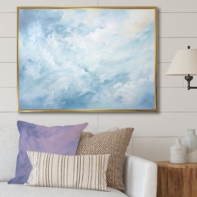 Clouds Charm Liquid Art V - Clouds Canvas Prints