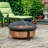 Raffles Round Copper Wood Burning Smokeless Fire Pit