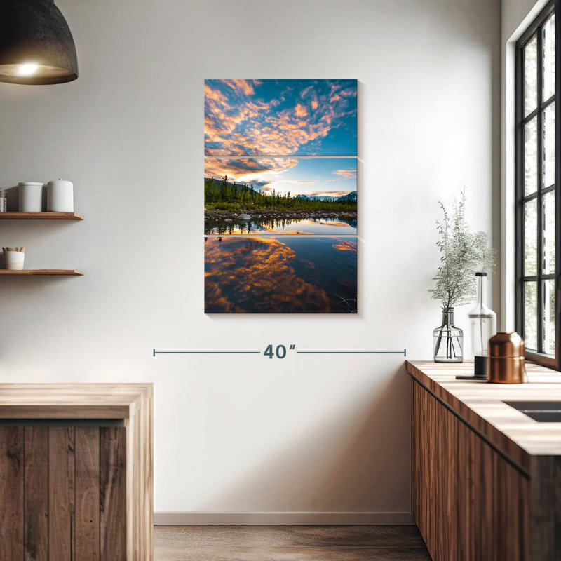 Alvord Alaskan Evening, 38" H x 24" W