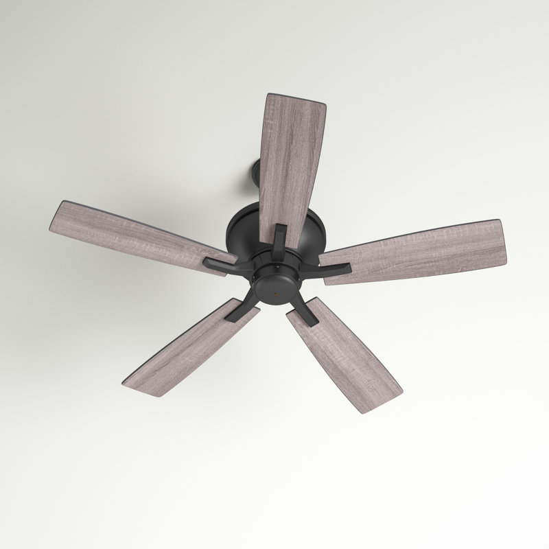 Mandy 52'' Ceiling Fan with Light Kit, Bronze with Gray Blades