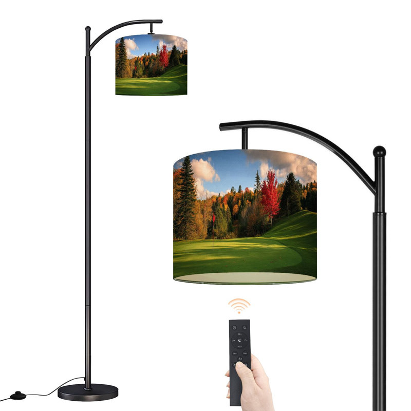 Lampe sur pied avec abat-jour réglable Arc