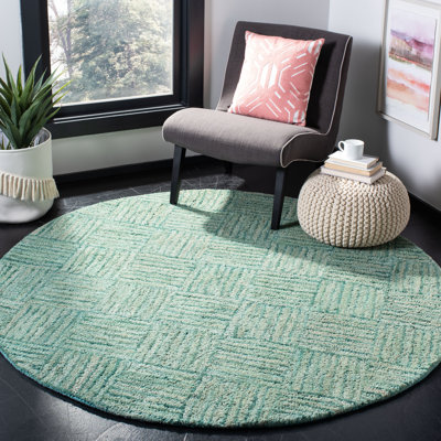 Millia Hand Tufted Performance Geometric Rug