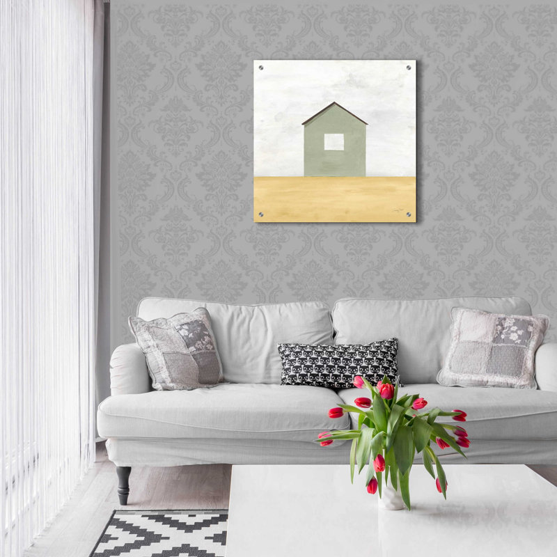«Rurale simplicité II par Courtney Prahl, art mural en verre acrylique, H 24 po x l 24 po x P 0,2 po