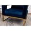 Fauteuil contemporain bleu Relax-845616116