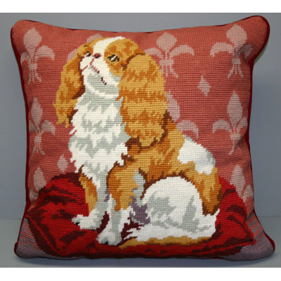 Housse de coussin d'extérieur carré en laine et insert