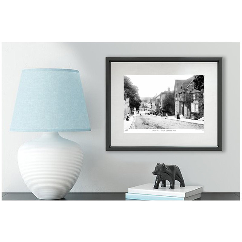 Arundel, High Street 1908 by Francis Frith - Single Picture Frame Print, 40cm H x 50cm W x 2.3cm D