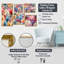 Etter - Ensemble de 5 impressions sur toile florales-103334605