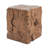 Amira Outdoor And Indoor Stump Shape MGO Side Table, Brown Finish