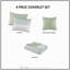 Ensemble de courtepointe avec coussins 4 pièces King / Cal King-136330975