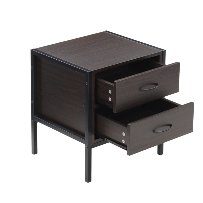 Tera 44cm W Manufactured Wood Bedside Table