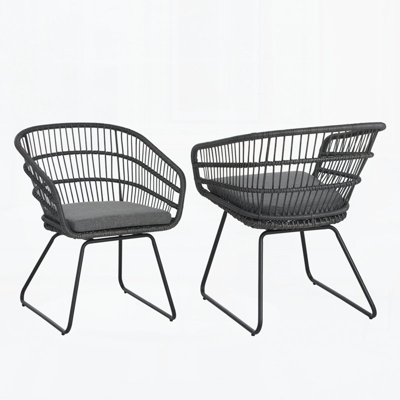 Chaise de salle à manger d'extérieur (ensemble de 2)