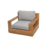 Pacific Outdoor 5 - Piece Teak Conversation Set with Sunbrella Cushions