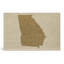 Georgia State Silhouette - paysage, art mural sur toile-1617051864