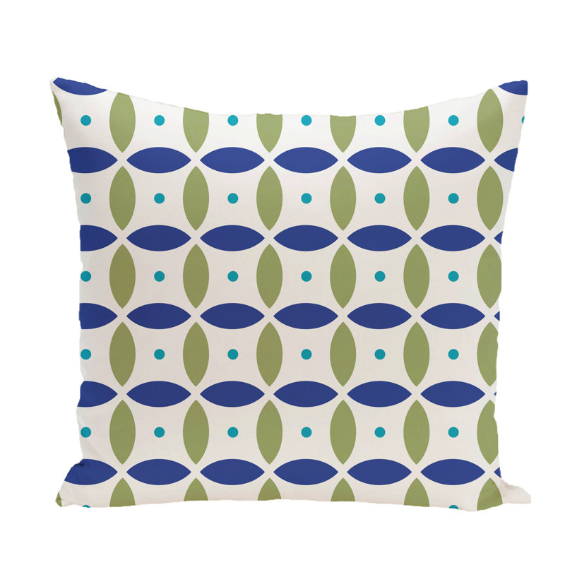 Housse et insert de coussin carré Beach Ball, Vert, H 26 po x l 26 po x P 1 po