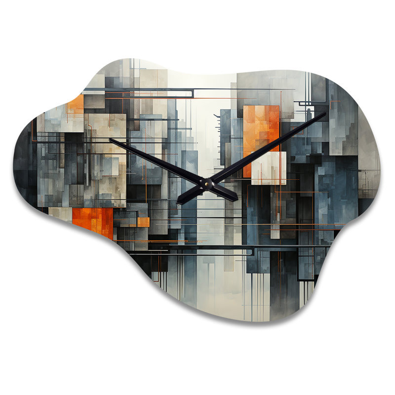 Horloge murale Hardedge, Grand