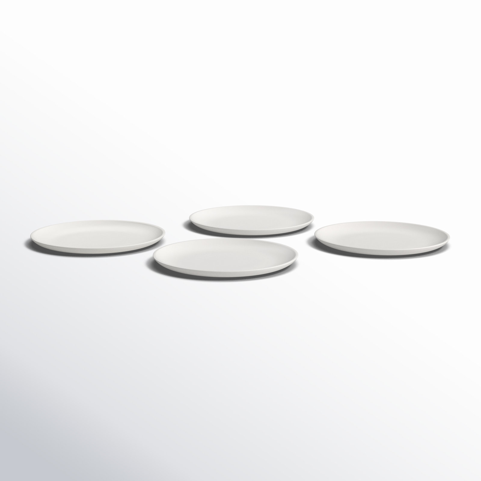 Borgen 11" Dinner Plate, Chalk