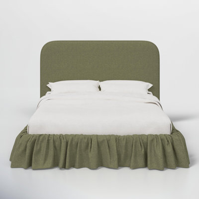 Maggie Ruffle Platform Bed
