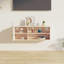 2 Piece Pine Solid Wood Floating Shelf-440366128