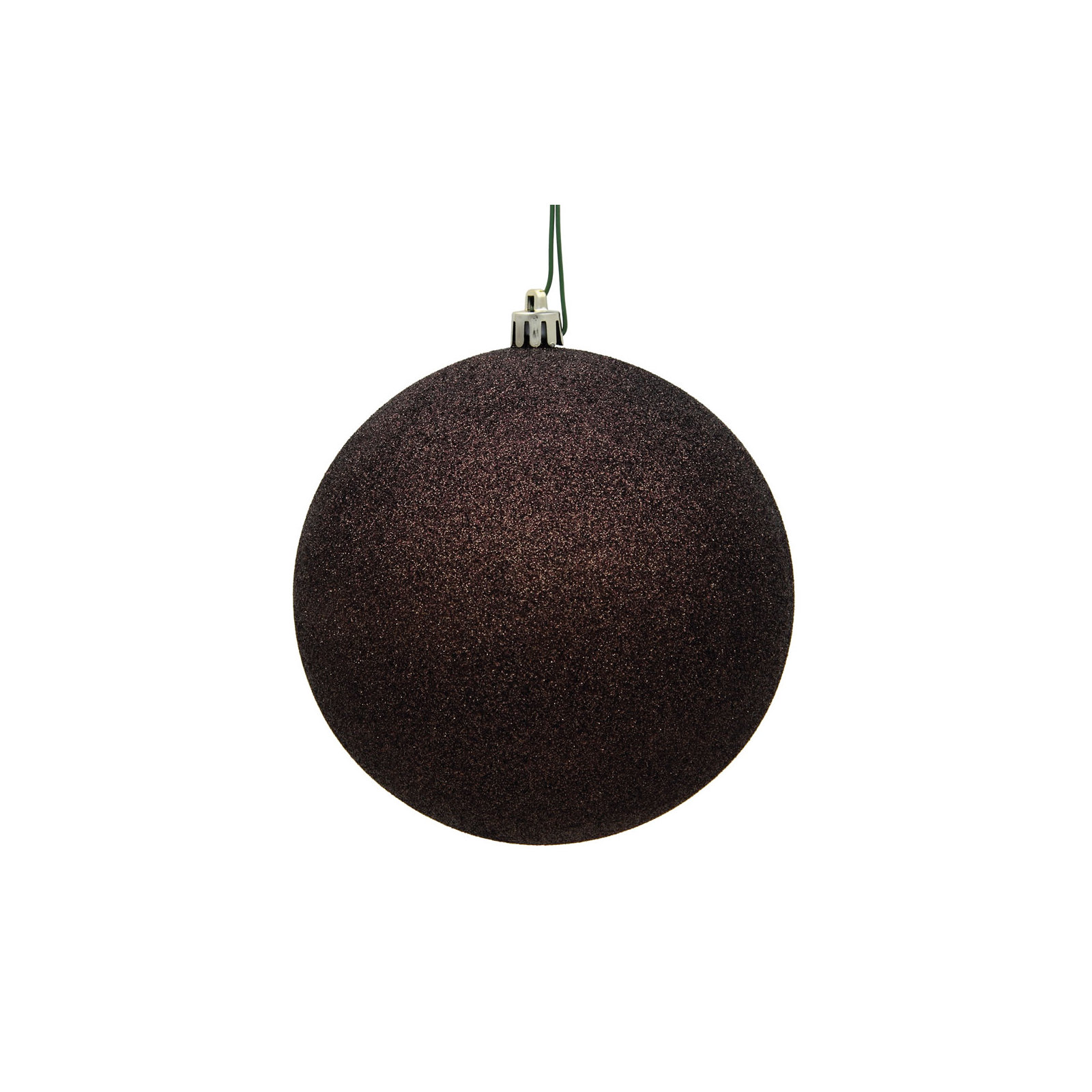 Holiday Solid Ball Ornament, Juniper Green, 10" H x 10" W x 10" D