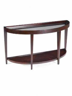 Carson 52'' Glass Top Console Table