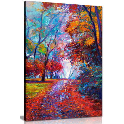 Autumn Forest - Wrapped Canvas Print